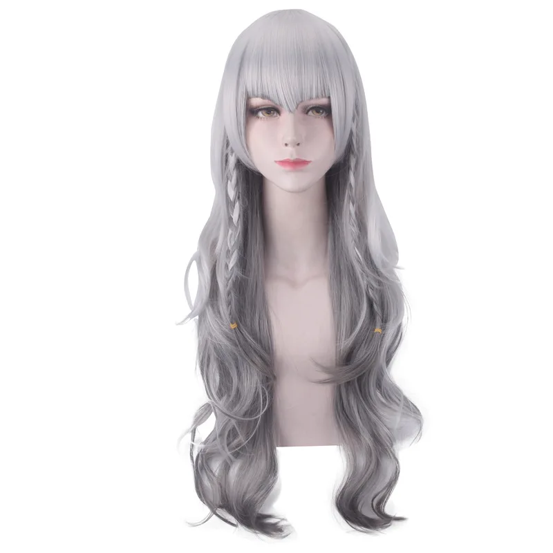 Arknights Cosplay Wig Silver Gray Highlights Gradually Change Color M Bangs Anti-Warping Large Wave High-Temperature Fiber
Arknights Cosplay Wig Silver Gray Highlights Gradually Change Color M Bangs Anti-Warping Large Wave High-Temperature Fiber