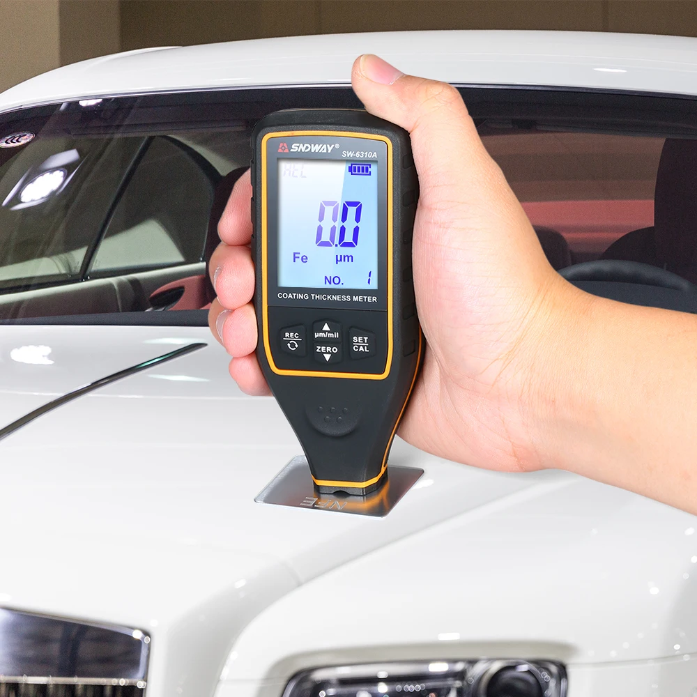 Digital Paint Coating Thickness Gauge Car Handheld Coatings Thickness Tester Thickness Meter with Auto Function Fe/NF Probe
Digital Paint Coating Thickness Gauge Car Handheld Coatings Thickness Tester Thickness Meter with Auto Function Fe/NF Probe