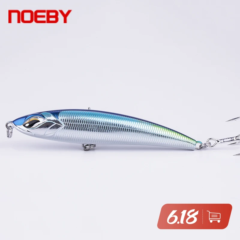NOEBY Sinking Pencil Fishing Lure Hard baits Artificial Stickbait Boat Ocean 60g 62g 126g pescaria materia de pesca
NOEBY Sinking Pencil Fishing Lure Hard baits Artificial Stickbait Boat Ocean 60g 62g 126g pescaria materia de pesca