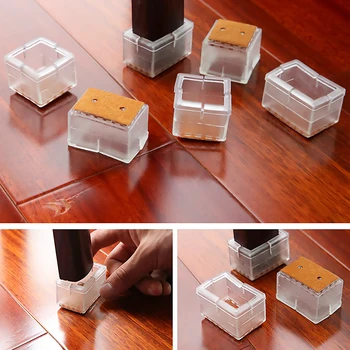 8/16pcs Table Chair Foot Cover Floor Protectors Silicone Chair Leg Caps Felt Round Bottom Non-Slip Cups For Chair Non-Slip Cup
8/16pcs Table Chair Foot Cover Floor Protectors Silicone Chair Leg Caps Felt Round Bottom Non-Slip Cups For Chair Non-Slip Cup