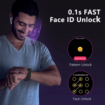 New 1.6 Inch Face ID 4G Men Smart Watch Dual Cameras 3G 32G WIFI GPS Phone Hour Clock
New 1.6 Inch Face ID 4G Men Smart Watch Dual Cameras 3G 32G WIFI GPS Phone Hour Clock