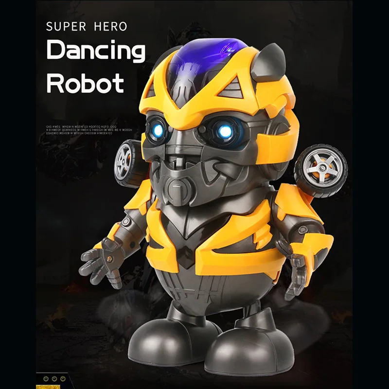 So Cute 20CM Smart Space Dance Robot Electronic Walking model Toys With Music Led Light Toys Birthday Gift for Kids Children
So Cute 20CM Smart Space Dance Robot Electronic Walking model Toys With Music Led Light Toys Birthday Gift for Kids Children