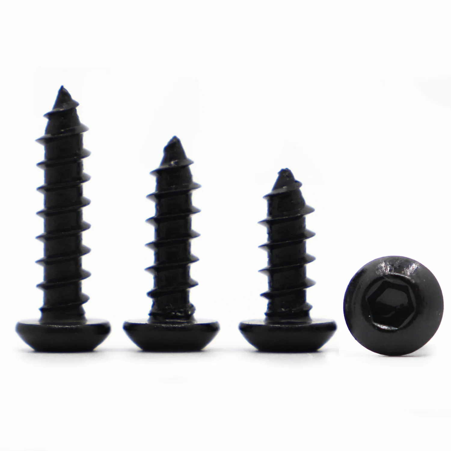Grade 8.8 Carbon Steel Pan Head Hexagon Socket Self Tapping Screws M3 M4 5M M6 Round Button Head Hex Self-tapping Screw
Grade 8.8 Carbon Steel Pan Head Hexagon Socket Self Tapping Screws M3 M4 5M M6 Round Button Head Hex Self-tapping Screw