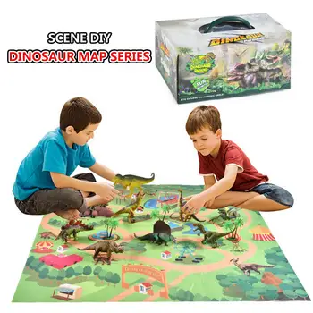 Dinosaur Toys Set Realistic Dinosaur Figures Activity Play Mat Set Educational Toys for Children Birthday Gifts
Dinosaur Toys Set Realistic Dinosaur Figures Activity Play Mat Set Educational Toys for Children Birthday Gifts
