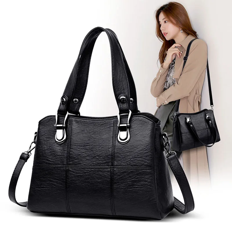 Women's Sheepskin Handbag 2019 New Style Mommy Bag Fashion Simple Joint Three Layer Large Capacity Bag Shoulder
Women's Sheepskin Handbag 2019 New Style Mommy Bag Fashion Simple Joint Three Layer Large Capacity Bag Shoulder