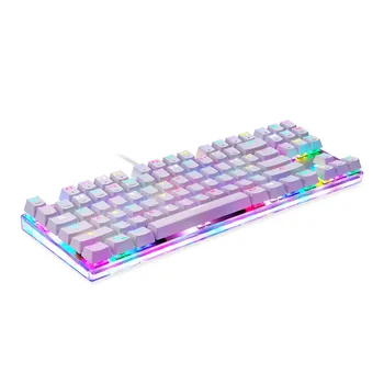 RGB Backlight Full Key of Transparent Bottom Cover of Mechanical Keyboard Mechanical keyboard
RGB Backlight Full Key of Transparent Bottom Cover of Mechanical Keyboard Mechanical keyboard