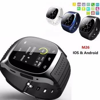 M26 Smart Bluetooth Bracelet Band Smart Watch Bluetooth Android/IOS Phones 4G Not Waterproof Touch Screen
M26 Smart Bluetooth Bracelet Band Smart Watch Bluetooth Android/IOS Phones 4G Not Waterproof Touch Screen