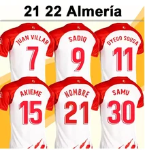 

2021-22 New Almeria High quality Home Away Third Camisetas Man Soccer Jersey UD Almeria Sadiq Umar Customize T-shirt