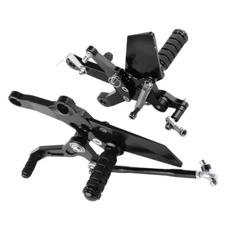 CNC Aluminum Racing Rearsets Footpegs Complete Kit for Kawasaki Ninja 400 2018 
CNC Aluminum Racing Rearsets Footpegs Complete Kit for Kawasaki Ninja 400 2018