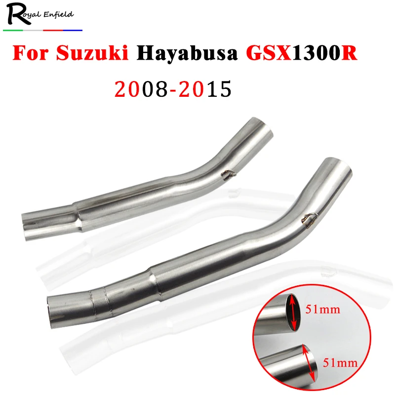 Motorcycle Exhaust For Suzuki Hayabusa GSX1300R 2008 - 2015 2014 GSXR 1300 Connector Link Pipe Modified Muffler Pipe Middle Pipe
Motorcycle Exhaust For Suzuki Hayabusa GSX1300R 2008 - 2015 2014 GSXR 1300 Connector Link Pipe Modified Muffler Pipe Middle Pipe