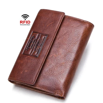 Men's Genuine Leather Card ID Money Bag Hasp Holder RFID Wallets Retro Multifunction Male Long Purse Billetera Mujer
Men's Genuine Leather Card ID Money Bag Hasp Holder RFID Wallets Retro Multifunction Male Long Purse Billetera Mujer