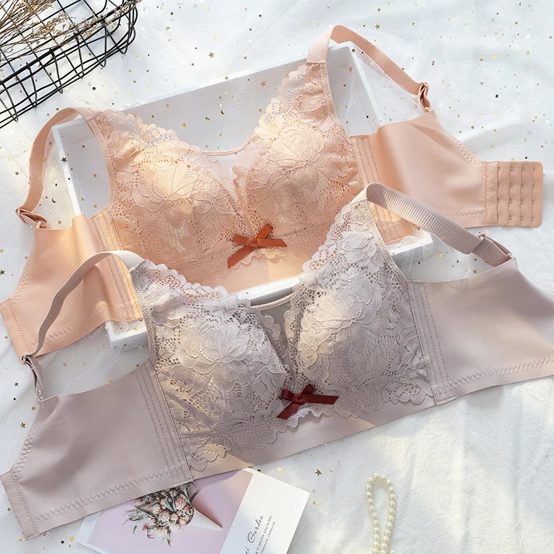 Roseheart Sexy For Women Blue Wireless Lace Bow Padded Bras Push Up Female Bras Bralette Cup 90 95 C D Underwear Plus Size
Roseheart Sexy For Women Blue Wireless Lace Bow Padded Bras Push Up Female Bras Bralette Cup 90 95 C D Underwear Plus Size