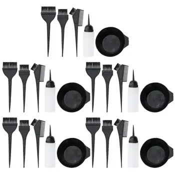 5 Sets of Dyeing Brushes Hair Coloring Bowl Hair Oil Treatment Kit for Barber Salon Home
5 Sets of Dyeing Brushes Hair Coloring Bowl Hair Oil Treatment Kit for Barber Salon Home