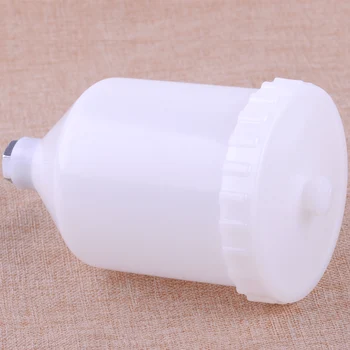 New Car 600ML Plastic Spray Paint Gun Cup Pot Fast Mover Threaded Connector Fit for SATA JET 
New Car 600ML Plastic Spray Paint Gun Cup Pot Fast Mover Threaded Connector Fit for SATA JET