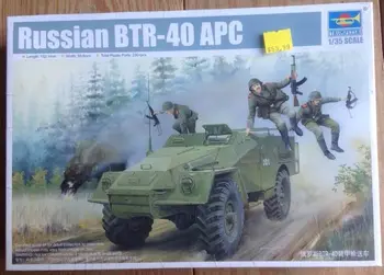 Trumpeter Russian BTR-40 APC Armored Transport Vehicle Tank 1/35 05517 Model Toy TP-BT-05517-B1
Trumpeter Russian BTR-40 APC Armored Transport Vehicle Tank 1/35 05517 Model Toy TP-BT-05517-B1
