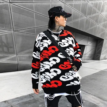 Color Block Letter Pullover Sweater Men Korean Clothes Cashmere Pull Homme Plus Size Retro Sweaters Hip Hop Designer Tops
Color Block Letter Pullover Sweater Men Korean Clothes Cashmere Pull Homme Plus Size Retro Sweaters Hip Hop Designer Tops