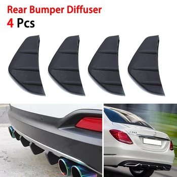 4pcs Car Rear Bumper Spoiler Diffuser Shark Fin Protect Cover Anti-crash Accessories
4pcs Car Rear Bumper Spoiler Diffuser Shark Fin Protect Cover Anti-crash Accessories