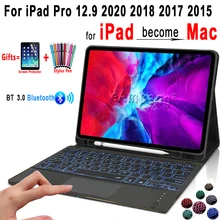 Backlit TouchPad Keyboard Case Hebrew Spanish Arabic Hebrew Keyboard for iPad Pro 12.9 2020 2018 2017 2015 Cover Wireless
Backlit TouchPad Keyboard Case Hebrew Spanish Arabic Hebrew Keyboard for iPad Pro 12.9 2020 2018 2017 2015 Cover Wireless