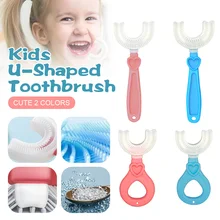 2-12 Years Kids U-shaped Toothbrush Whole Mouth Massage Toothbrush 360˚ Comprehensive Cleaning Brush Head Soft Round/long Handle
2-12 Years Kids U-shaped Toothbrush Whole Mouth Massage Toothbrush 360˚ Comprehensive Cleaning Brush Head Soft Round/long Handle