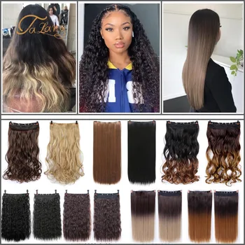 TALANG 24" Fish Line Hair Extension Natural Wave Invisible Wire No Clip in Hairpieces Heat Resistant Synthetic Long Hair For Wom
TALANG 24" Fish Line Hair Extension Natural Wave Invisible Wire No Clip in Hairpieces Heat Resistant Synthetic Long Hair For Wom