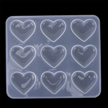 1PC 9-even UV Resin Jewelry Mold Heart Shape Silicone Cake Mold For DIY Decorate Making Pendant
1PC 9-even UV Resin Jewelry Mold Heart Shape Silicone Cake Mold For DIY Decorate Making Pendant