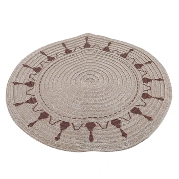 Round PVC Placemat Kitchen Dining Table Non-Slip Heat Insulation Woven Placemat Home Decoration Placemat
Round PVC Placemat Kitchen Dining Table Non-Slip Heat Insulation Woven Placemat Home Decoration Placemat