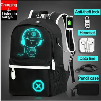 Cartoon Backpack Boys School Backpack Student Luminous Animation USB Charge School Bags Teenager Schoolbag Bagpack Gift C246
Cartoon Backpack Boys School Backpack Student Luminous Animation USB Charge School Bags Teenager Schoolbag Bagpack Gift C246