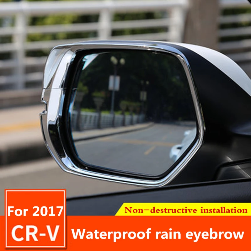 Car Rearview Mirror Cover Sunny Visor Decorative Frame Waterproof Rain Eyebrow Modification For Honda CRV CR-V 2017 2018 2019
Car Rearview Mirror Cover Sunny Visor Decorative Frame Waterproof Rain Eyebrow Modification For Honda CRV CR-V 2017 2018 2019