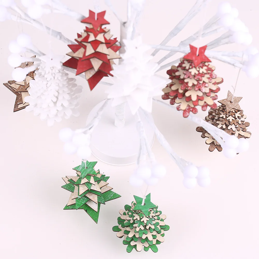 stereoscopic Natural Wooden Christmas Tree Hanging Pendant Star snowflake Christmas Decoration Supplies Xmas DIY Tree Ornaments Home decoration Kids Gift
stereoscopic Natural Wooden Christmas Tree Hanging Pendant Star snowflake Christmas Decoration Supplies Xmas DIY Tree Ornaments Home decoration Kids Gift