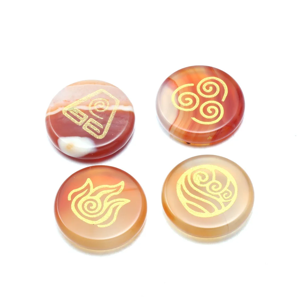 Natural Stone Loose Beads red agated Round Shape with Four different Runes Making for Charms Jewelry Gifts for Women 25x25mm
Natural Stone Loose Beads red agated Round Shape with Four different Runes Making for Charms Jewelry Gifts for Women 25x25mm