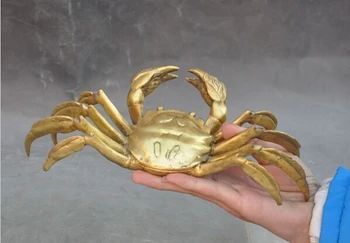 ZSR 1019+++++++10" Lucky China Folk Brass Fengshui Animal Wealth Crab Granchio Statue Sculpture
ZSR 1019+++++++10" Lucky China Folk Brass Fengshui Animal Wealth Crab Granchio Statue Sculpture