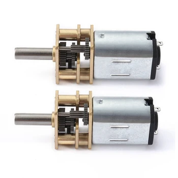 2 Pcs DC 6V Micro-Speed Reduction Motor Mini Gear Box Motor with 2 Terminals for RC Car Robot Model DIY Engine Toy , 300RPM & 15
2 Pcs DC 6V Micro-Speed Reduction Motor Mini Gear Box Motor with 2 Terminals for RC Car Robot Model DIY Engine Toy , 300RPM & 15