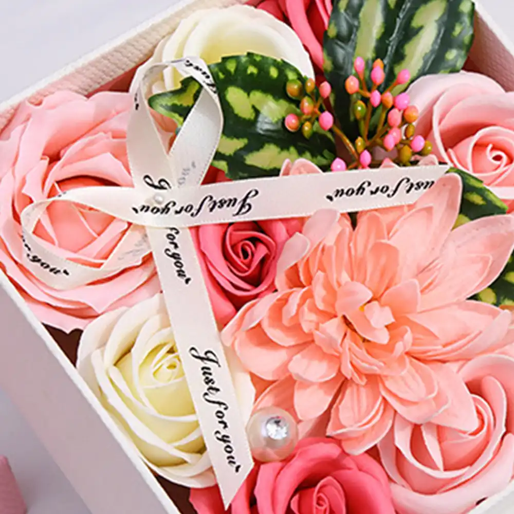 rose soap flower immortal flower romantic beautiful mothers day