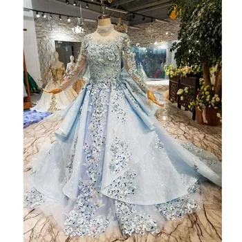 BGW 22724ht Blue Special Dubai Puffy Party Dresses High Neck Long Tulle Sleeve Lace Up Back Evening Dresses Can Make For Muslim 
BGW 22724ht Blue Special Dubai Puffy Party Dresses High Neck Long Tulle Sleeve Lace Up Back Evening Dresses Can Make For Muslim