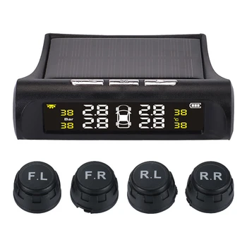 Car TPMS Tyre Pressure Monitoring System Solar Power Digital LCD Display Auto Security Alarm Tyre Sensor Temperature Alert
Car TPMS Tyre Pressure Monitoring System Solar Power Digital LCD Display Auto Security Alarm Tyre Sensor Temperature Alert