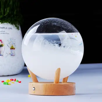Home Ornaments Storm Glass Weather Forecaster Desktop Weather Predictor Wooden Base Small Weather Station Decorations Crafts
Home Ornaments Storm Glass Weather Forecaster Desktop Weather Predictor Wooden Base Small Weather Station Decorations Crafts