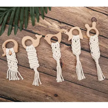 Wooden Woodland Animal Macrame Natural Cotton NEW Baby Teether Wood Dolphin Elephant Bird Boho Teething Toy
Wooden Woodland Animal Macrame Natural Cotton NEW Baby Teether Wood Dolphin Elephant Bird Boho Teething Toy