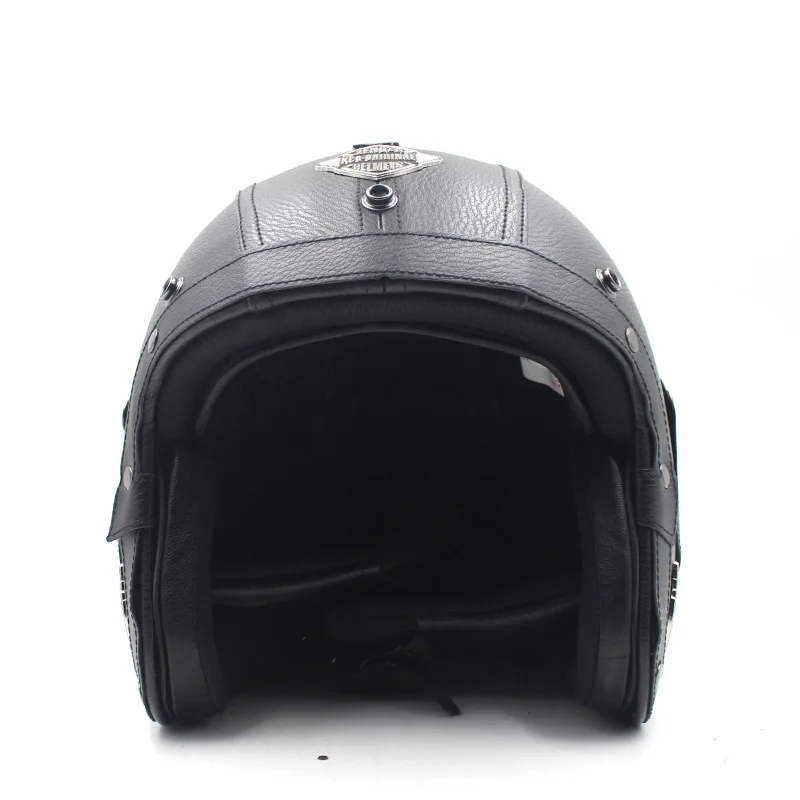 Korean version of Halepee Helmet Electric Motorcycle Helmet Personality Half Helmet Prince Helmet Four Seasons Men and Women
Korean version of Halepee Helmet Electric Motorcycle Helmet Personality Half Helmet Prince Helmet Four Seasons Men and Women