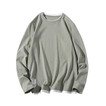 ZHIJING MEN'S Long-sleeved T-shirt Crew Neck Casual Base Shirt Teenager Pure Cotton Printed Long-sleeved T-shirt Men's
ZHIJING MEN'S Long-sleeved T-shirt Crew Neck Casual Base Shirt Teenager Pure Cotton Printed Long-sleeved T-shirt Men's