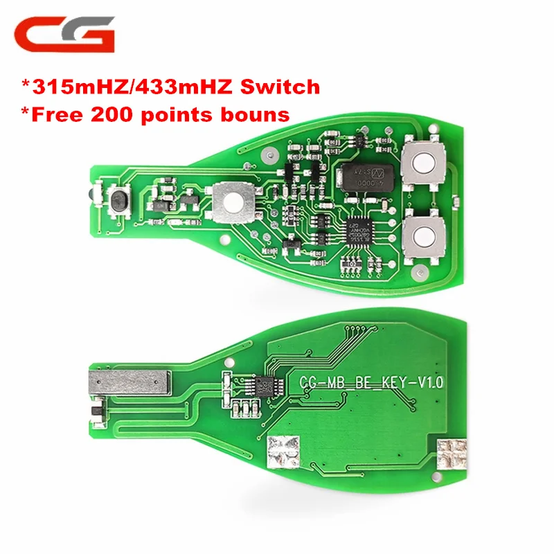 Original CG CGDI MB BE KEY Work For Benz Till FBS3 315MHZ/433MHZ Get 1 Free Token for CGDI MB With Smart Key Shell 3 Button Logo
Original CG CGDI MB BE KEY Work For Benz Till FBS3 315MHZ/433MHZ Get 1 Free Token for CGDI MB With Smart Key Shell 3 Button Logo