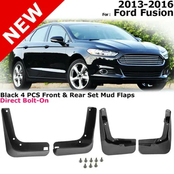 4pcs Car Splash Guards Flaps Mud Full Set Rear For Ford Fusion 2013-2016 Black Newest
4pcs Car Splash Guards Flaps Mud Full Set Rear For Ford Fusion 2013-2016 Black Newest