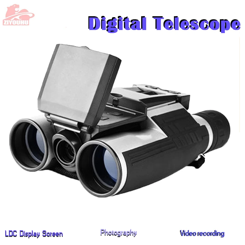 HD Digital Binocular Style Telescope with 2'' LCD Display Screen VCR Camera Function Hunting Professional Binoculars Hiking
HD Digital Binocular Style Telescope with 2'' LCD Display Screen VCR Camera Function Hunting Professional Binoculars Hiking