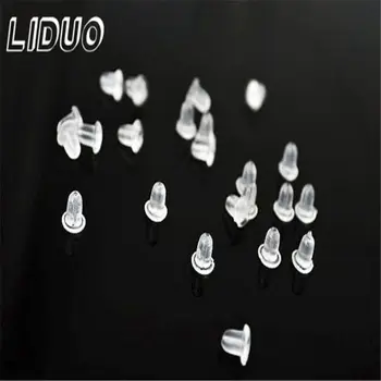 LIDUO 100pcs Useful Findings Clear Soft Silicone Earring Hook Backs Safety Bullet Stopper Earnut Rubber Ear Accessories Jewelry
LIDUO 100pcs Useful Findings Clear Soft Silicone Earring Hook Backs Safety Bullet Stopper Earnut Rubber Ear Accessories Jewelry