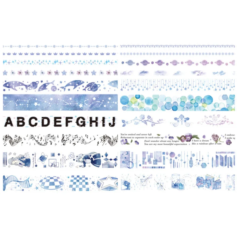 20 Involved Pack Tape DIY Decorative Scrapbooking Paper Adhesive Sticker Craft
