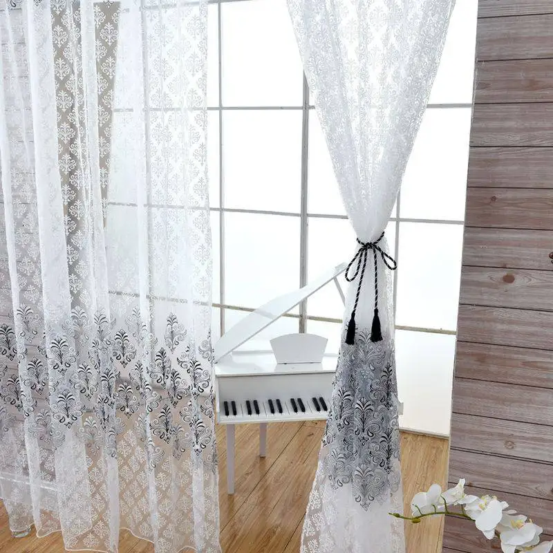 Factory Price! Pink Floral Pattern Window Room Drape Divider Scarf Voile Modern Window Tulle Curtains For Bedroom Living Room
Factory Price! Pink Floral Pattern Window Room Drape Divider Scarf Voile Modern Window Tulle Curtains For Bedroom Living Room