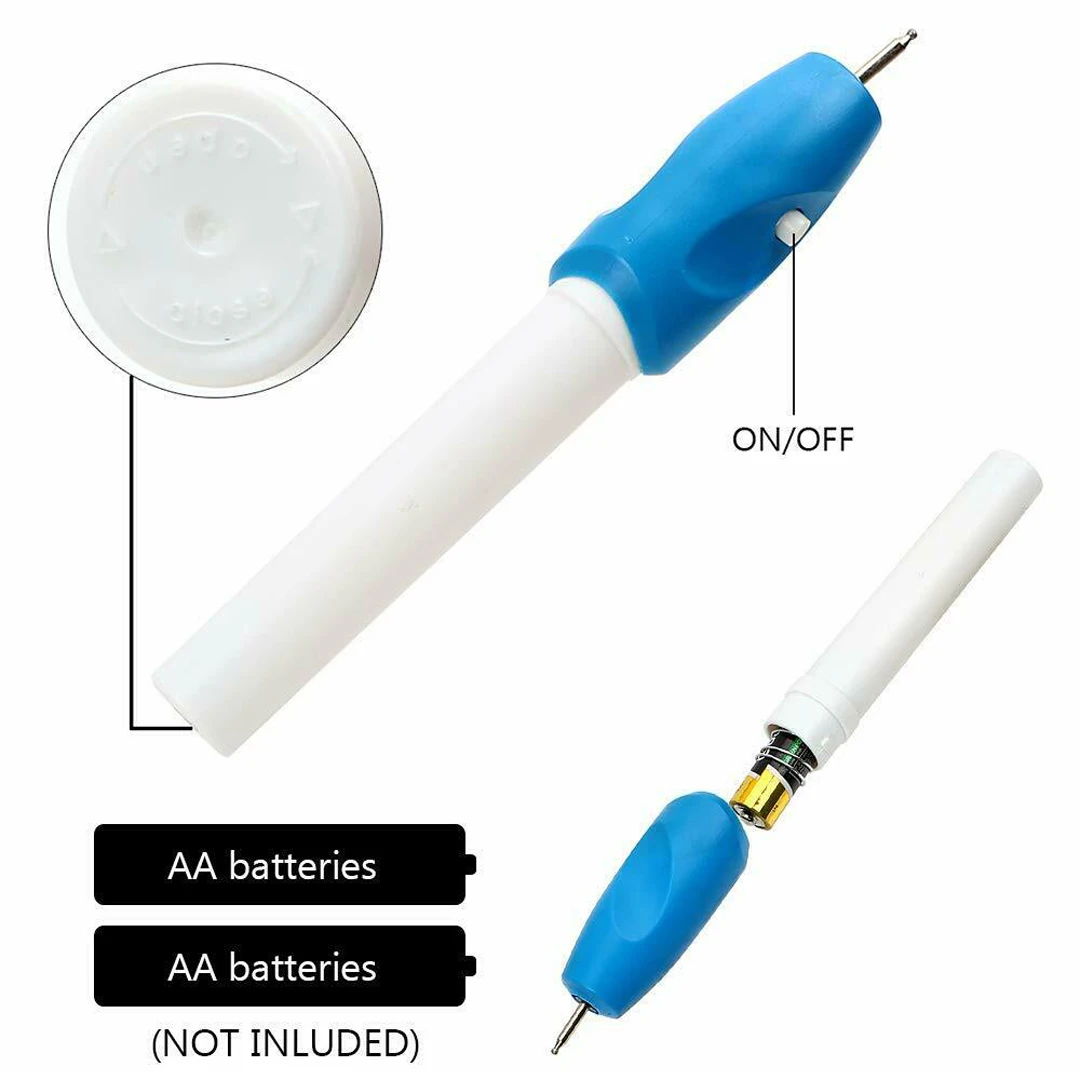 1pc Mini Handheld Engraving Etching Craft Pen Machine Metal Chisel Mark Plastic Glass Corrosion Tool Automatic Rotary Tool
1pc Mini Handheld Engraving Etching Craft Pen Machine Metal Chisel Mark Plastic Glass Corrosion Tool Automatic Rotary Tool