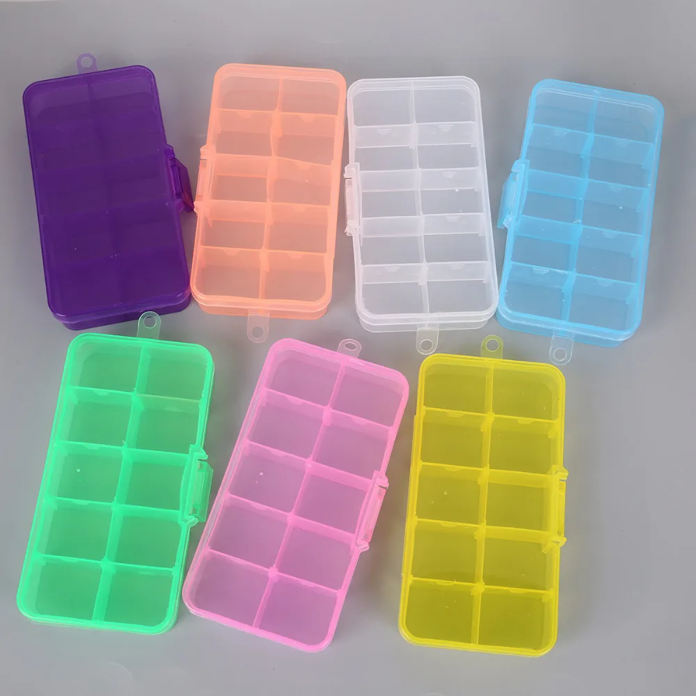 10 Slots Plastic Storage Jewelry Box Compartment Adjustable Container for Beads Earring Box for Jewelry Rectangle Box Case
10 Slots Plastic Storage Jewelry Box Compartment Adjustable Container for Beads Earring Box for Jewelry Rectangle Box Case