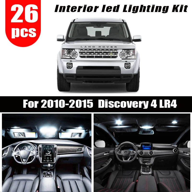 Для Land Rover Discovery 4 LR4 2010-2015, 26 шт. светодиодных ламп для номерного знака + Боковая габаритная лампа + комплект для внутреннего освесветильник чтения
Для Land Rover Discovery 4 LR4 2010-2015, 26 шт. светодиодных ламп для номерного знака + Боковая габаритная лампа + комплект для внутреннего освесветильник чтения