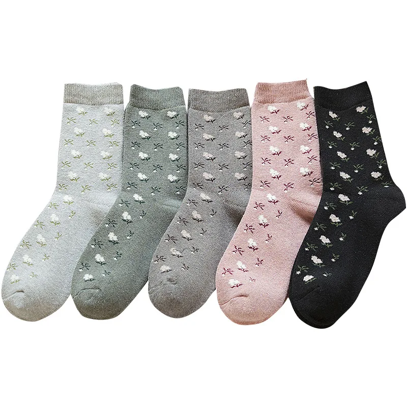 2019 New 5 Pair Autumn Winter Warm Thick Terry Harajuku Socks Woman Girl Floral Cotton Socks Skarpetki Funny Socks Cute Socks 
2019 New 5 Pair Autumn Winter Warm Thick Terry Harajuku Socks Woman Girl Floral Cotton Socks Skarpetki Funny Socks Cute Socks