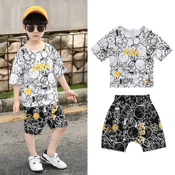 2020 Summer Big Boys Clothing Sports Suit Boy Short-sleeve Set 2Pcs Children's Wear suit 6 8 10 12 14 Years Teen Kids Clothes
2020 Summer Big Boys Clothing Sports Suit Boy Short-sleeve Set 2Pcs Children's Wear suit 6 8 10 12 14 Years Teen Kids Clothes